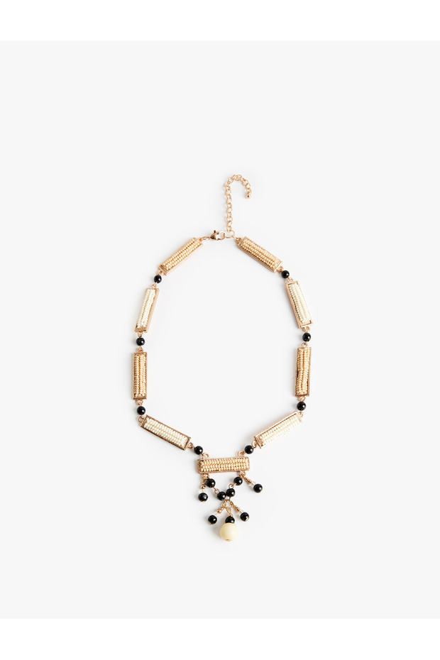 Beaded Pendant Necklace