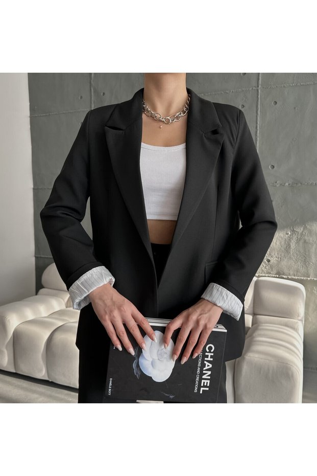 Blazer Jacket (Striped Lining)