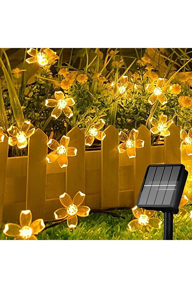 Ryane Solar Outdoor Solar Powered String Light 50 Led Waterproof Auto On/Off, Bulbs