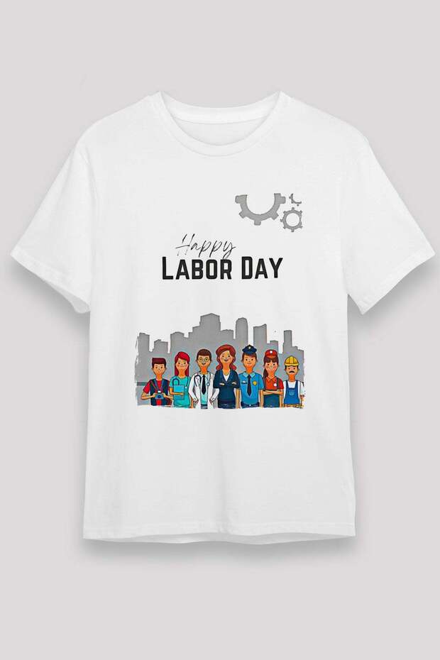 1 May Unisex Printed White T-Shirt - Tshirt