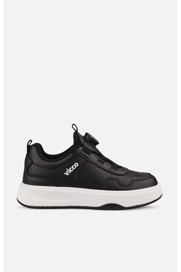 Sano Boys' Black Sports Shoes