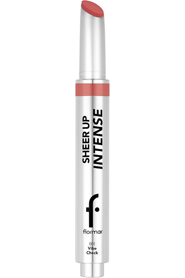 Sheer Up Intense Lipstick, High-Shine Glossy Lip Color, Hydrating Non-Sticky Buildable Lip Stick – 001 Vibe Check