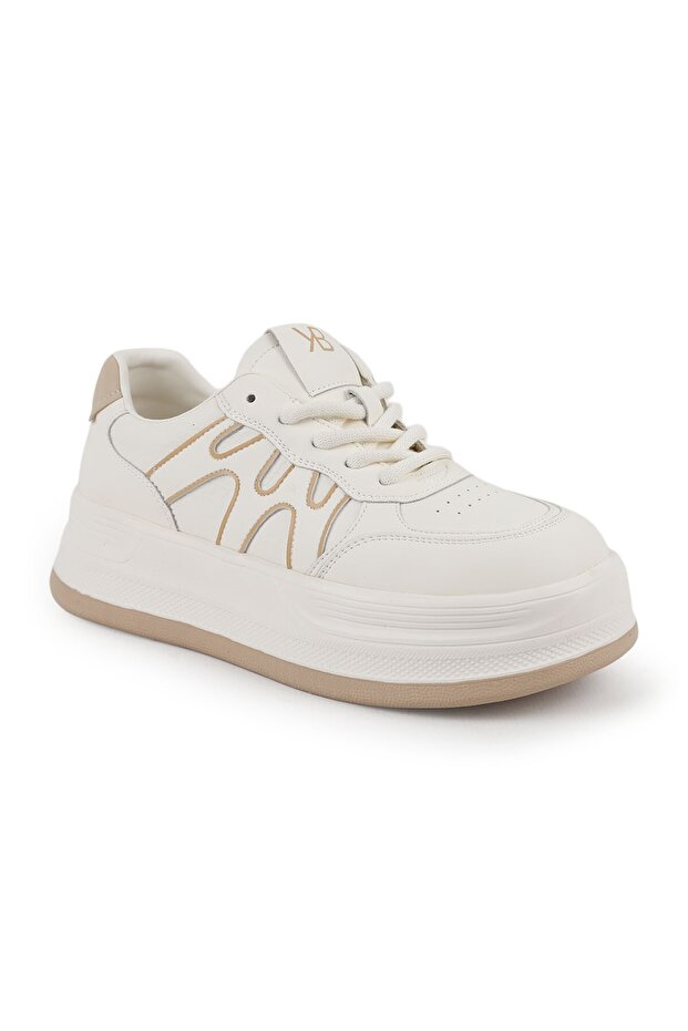 Bej Sneaker