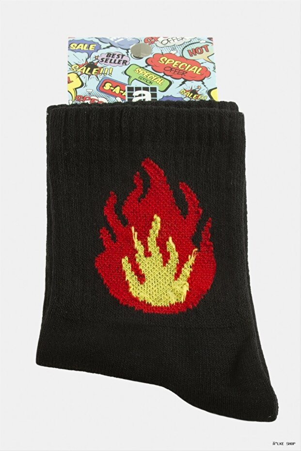 Ilkestor Ateş College Socks (204901) 8X28 Black