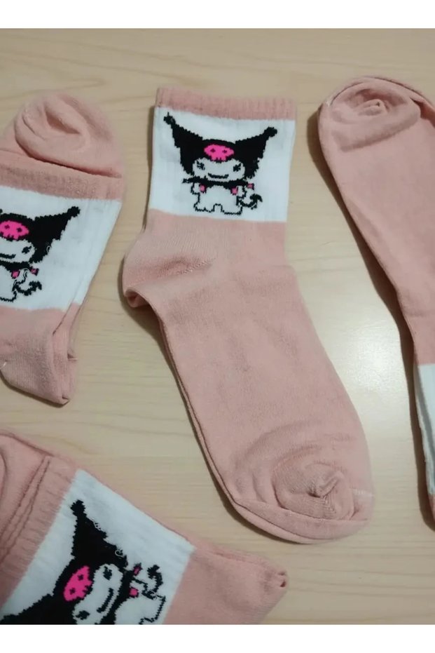 Patterned College Socks 12-Pack