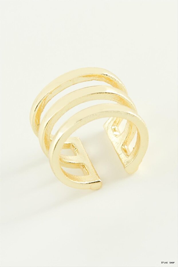 Ilkestor 3 Row Metal (230105) Ring Yellow