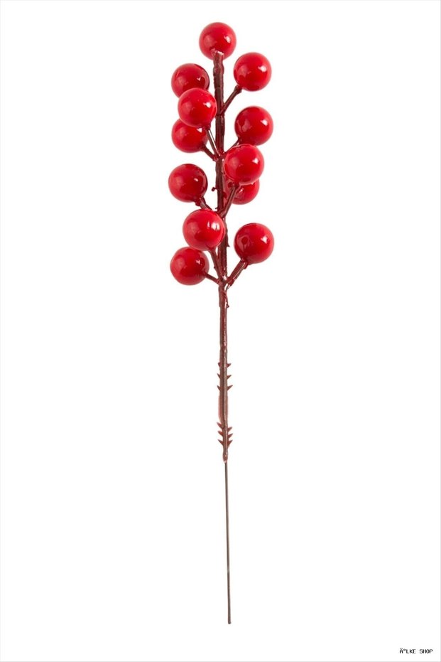 ILKESTOR Kokina Branch Christmas Ornament 23 (204019) cm Red