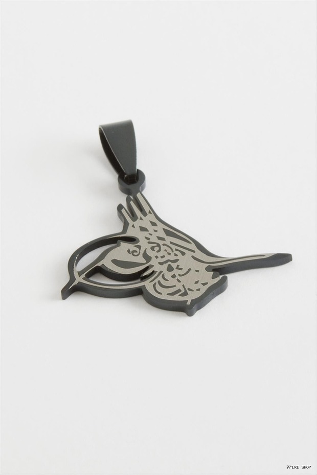 Ilkestor Tuğra Steel Pendant 2.5 (232547) cm Black