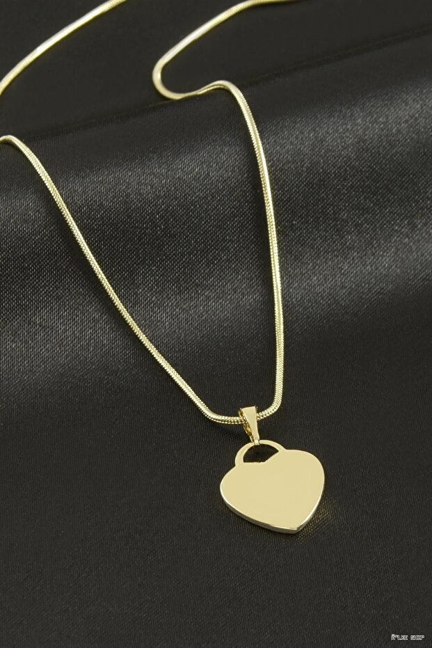 Ilkestor Xuping Heart Luxury Steel (224720) Necklace Yellow