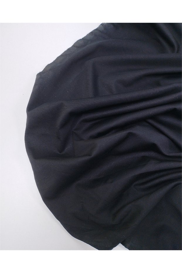 Viscose in Black Color, Thin, Lightly Shiny, Magnificent Single Jersey Combed Cotton Dress, Blouse, Tshirt Fabric T-Shirt