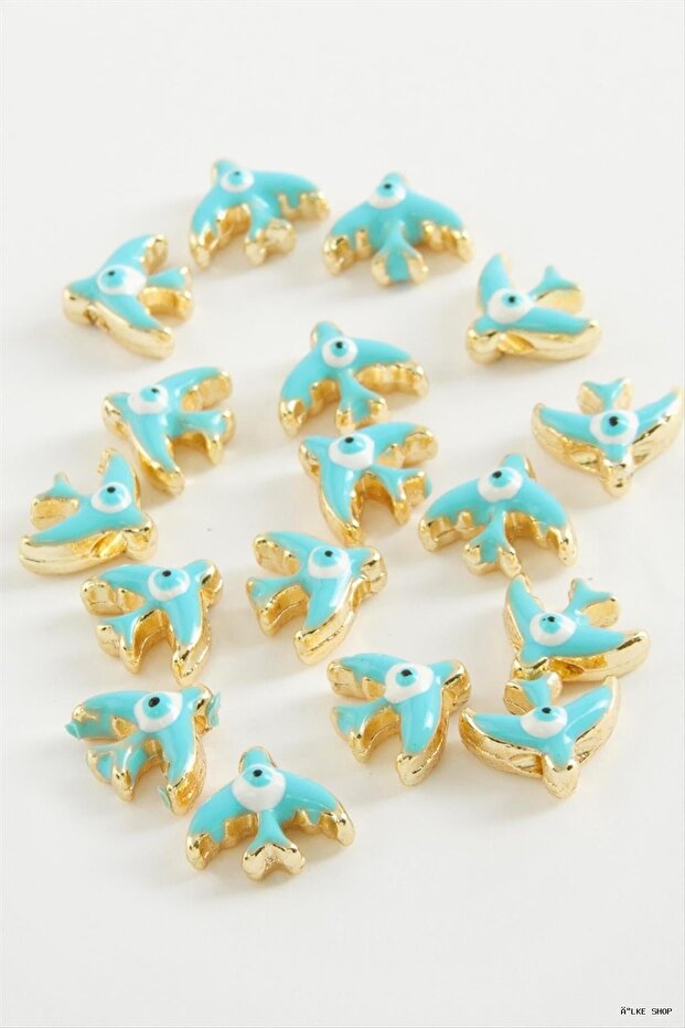 Ilkestor Phoenix Enamel Bracelet and Pendant Horse 1 (03556) Piece Turquoise