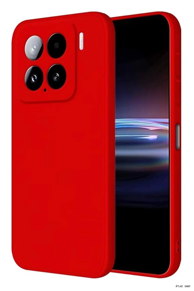 Ilkestor Mi 15 Pro Case Nano Velvet Silicone (00922) - Red