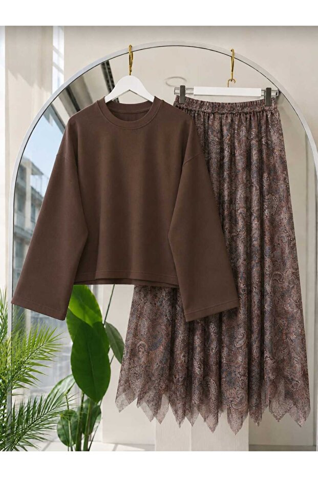 Women's Oy-Ho Blouse and Skirt Set -0700