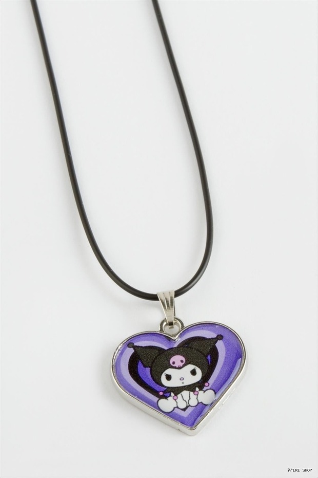 Ilkestor Heart Pendant (21725) Necklace Purple