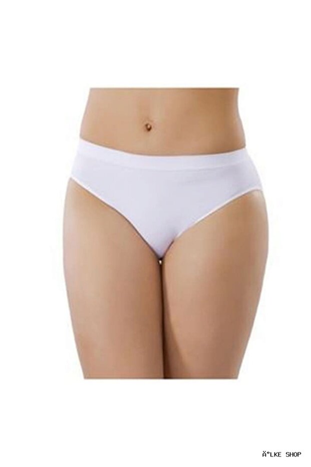 Ilkestor White Women's Seamless Panties Corset - 730 - (20051) Size S