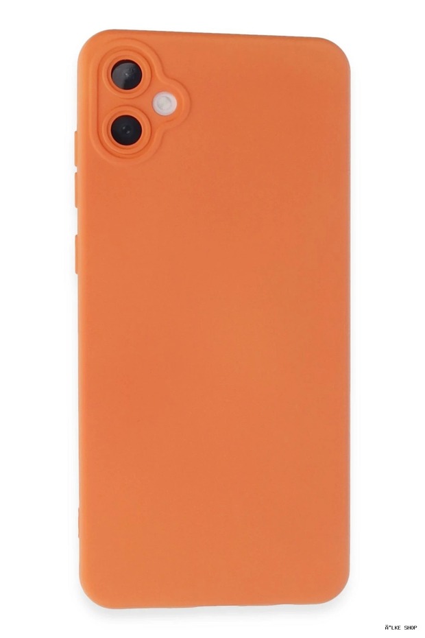 Ilkestor Galaxy A05 Case Nano Inside Velvet Silicone (33328) - Orange