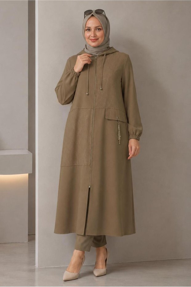 Plus Size Jacquard Gi̇y Çik 46720