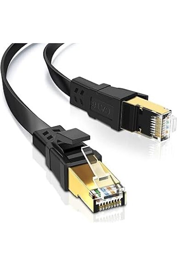 كابل إيثرنت Devo Cat8 بطول 5 متر - أسود