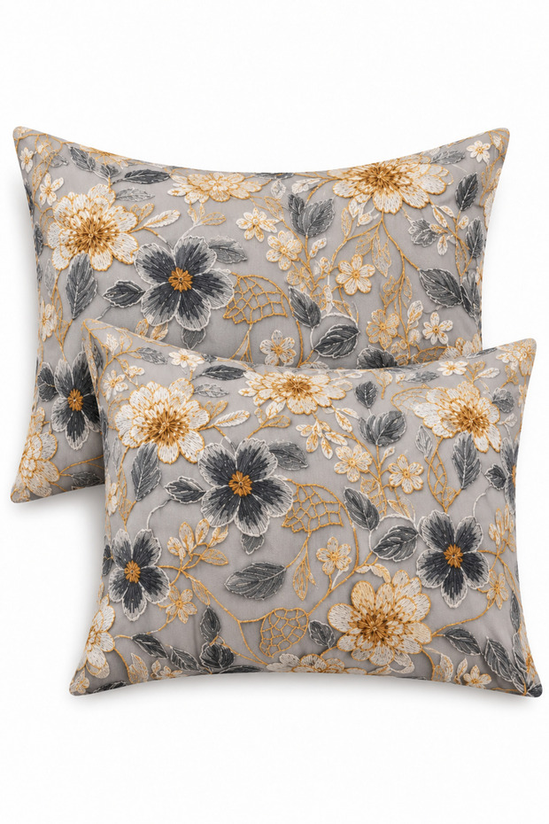 100% Cotton 5D Pillowcase (2 Pieces) 50 X 70 cm - Floral