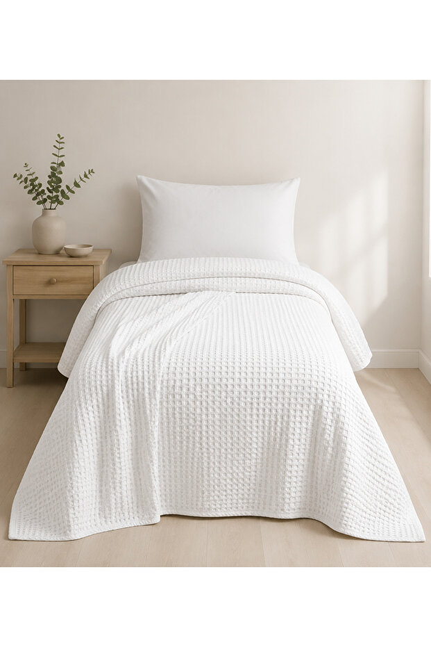 Single Bedspread | Single Pike | 100% Cotton | 160X240 Pool Patterned