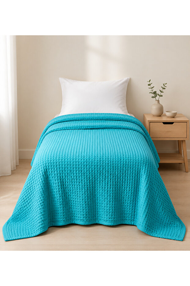 Single Bedspread | Single Pike | 100% Cotton | 160X240 Pool Patterned