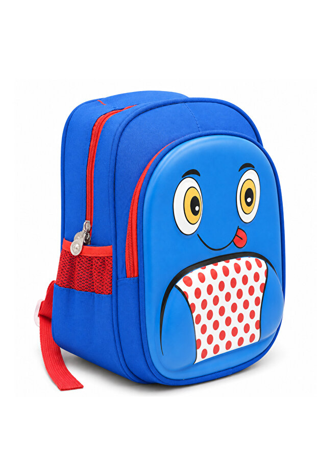 School Backpack Lightweight Large Capacity Multi Pocket Bookbag Adjustable Padded Shoulder Straps Water Resistant Everyday Backpack Study Travel Outdoor Activities Daily Use Rosy Owl Blue