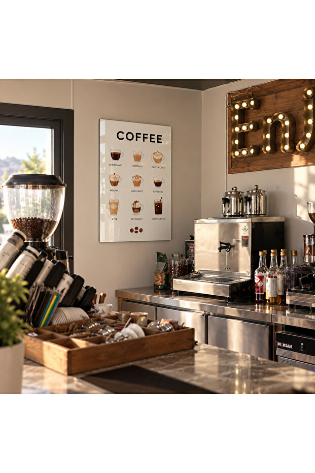 Coffee Guide / Kahve Çeşitleri Tablo