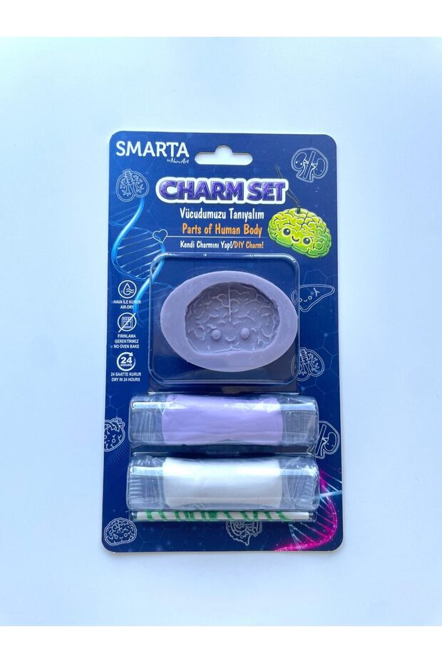 Charm Set Let's Get to Know Our Body – Brain DIY Training Kit