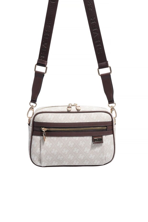 Stone - Brown Monogram Women's Crossbody Bag Sp1280
