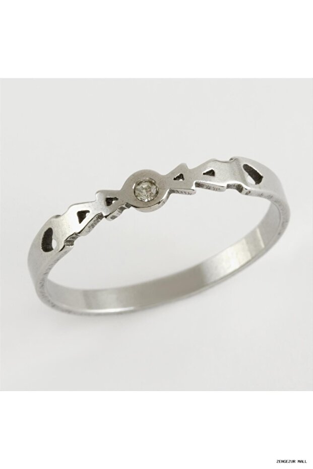 Zngzrmll Ok Luxury Steel Ring Silver (151154) Color 20