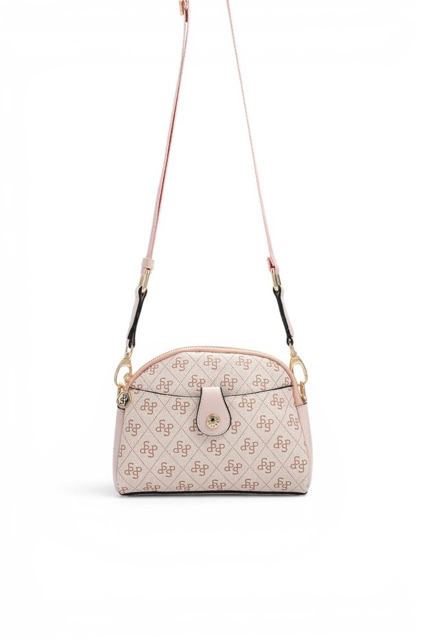 Pink - Powder Monogram Women's Crossbody Bag Sp1144