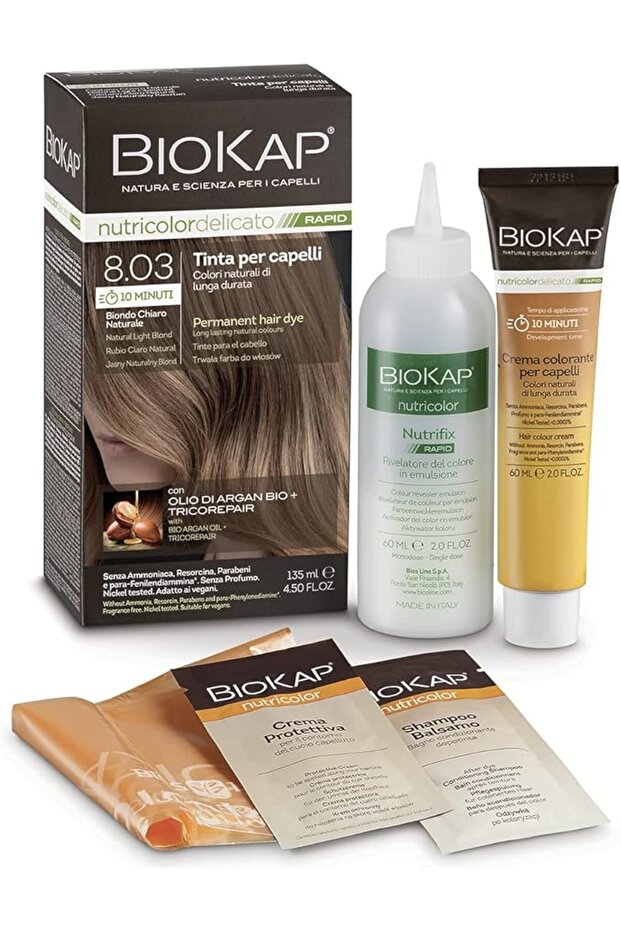 NUTRICOLOR 8.03 NATURAL LIGHT BLOND 140ML