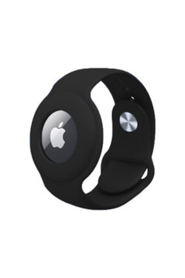Airtag Compatible Keychain Lanyard - Black