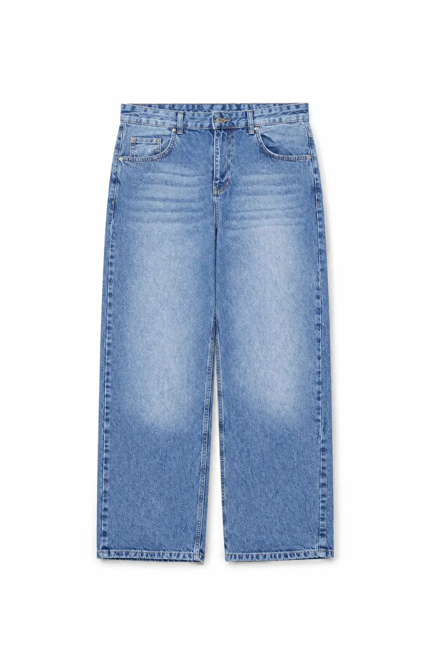 Dagon - Blue - Baggy Style - 100% Cotton Denim - Men's Trousers