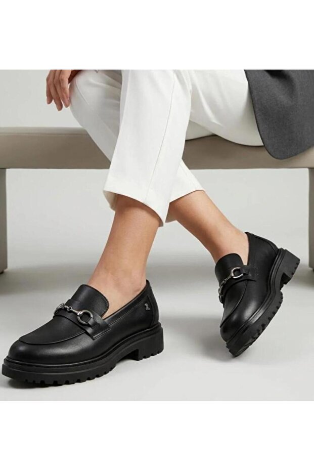 2412922K Genuine Leather Women's Loafer Shoes