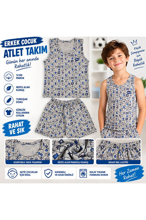 Girls' and Boys' Laundry Set (Panties, Boxer+Undershirt)
