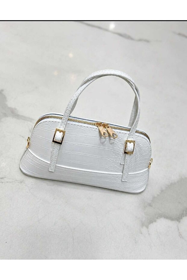 Women's Double Zipper Daily Hand Shoulder Bag