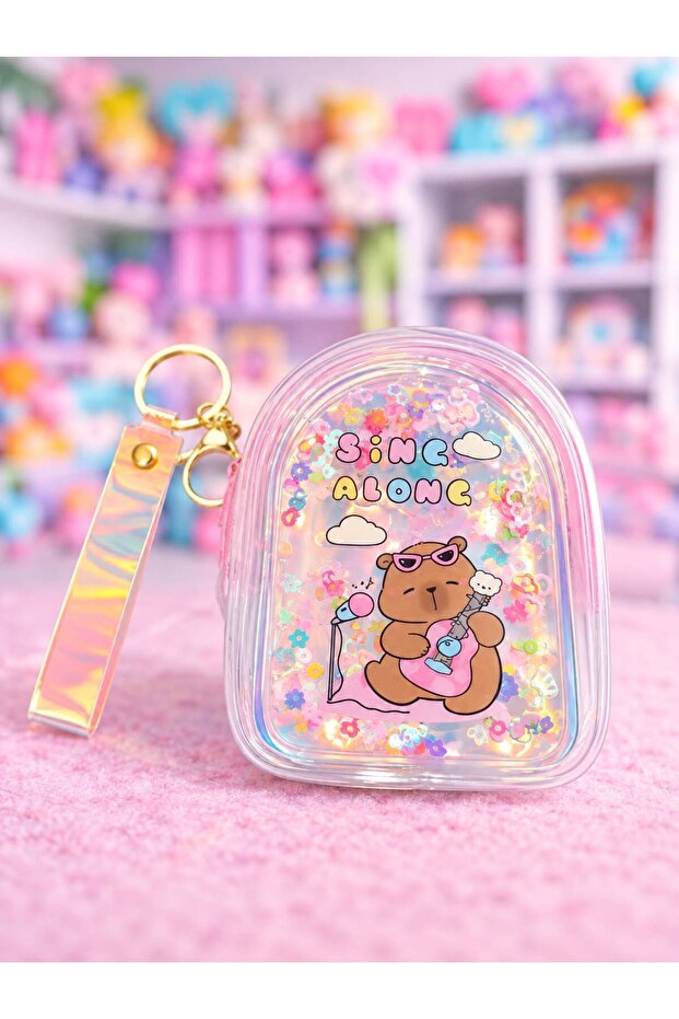 Capybara Puffy Mini Wallet Bag (10.5 cm * 8.5 cm)