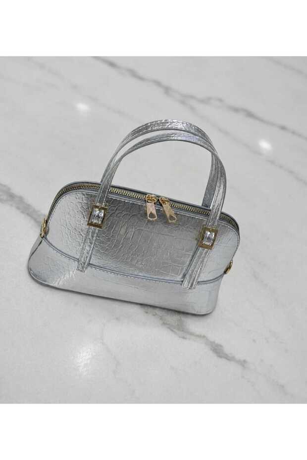 Women's Double Zipper Daily Hand Shoulder Bag