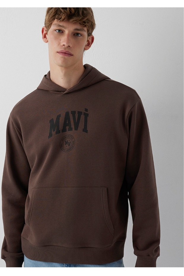 Logo-Printed, Loose Fit Men's Sweatshirt