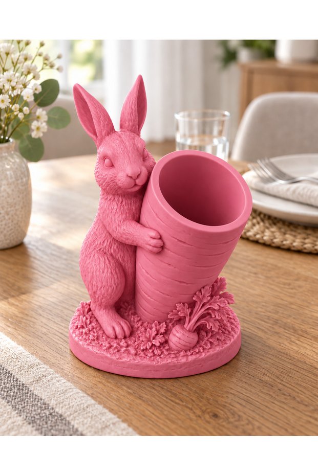 Decorative Rabbit Toothpick Holder Tableware Kitchen Presentation Accessory 10 cm
