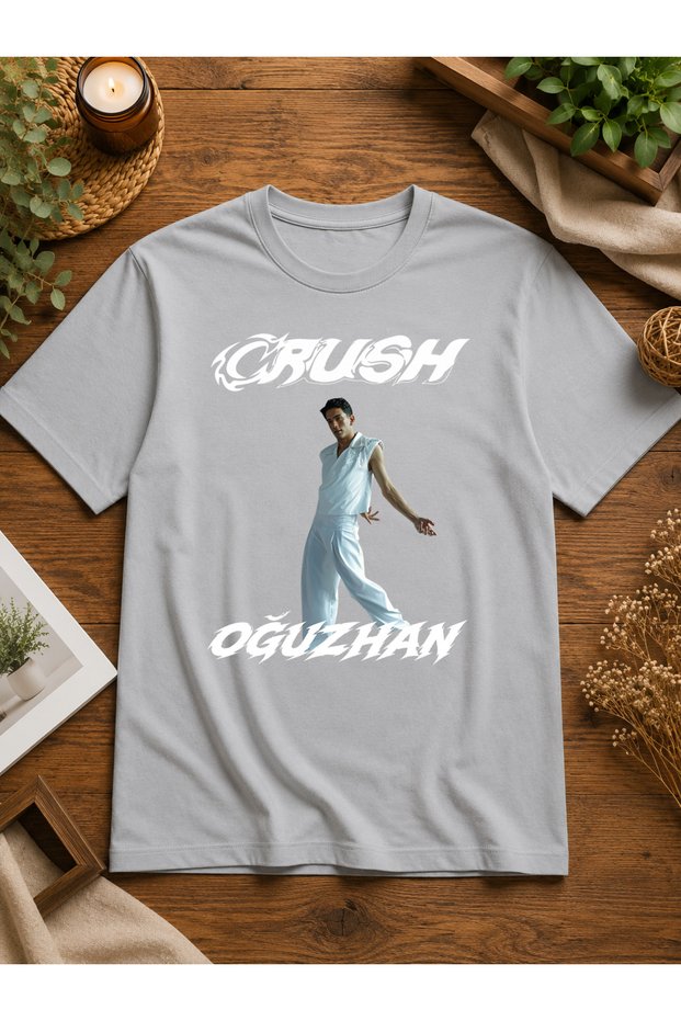 Unisex Regular Fit Crush Arda Efe Mi̇lan Mi̇raç Bariş Oğuzhan Batu Special Design Printed Cotton Combed T-Shirt Tshirt