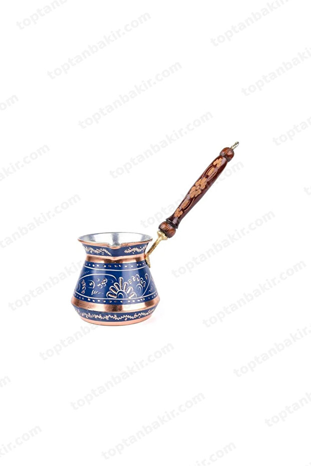 Copper Coffee Pot Erzincan Handcrafted Chubby (for 8 People)