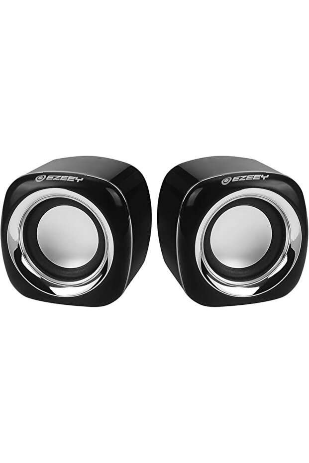 Computer Speaker, Aerbee Portable USB Speaker Small Mighty Solid Wired Multimedia Stereo Speakers fo