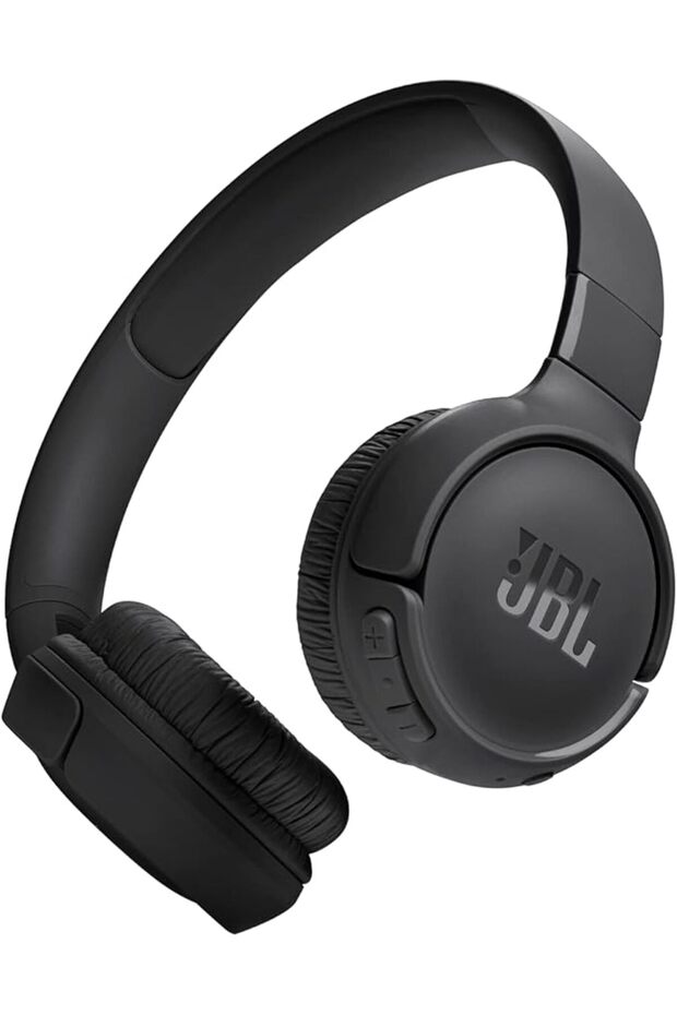 سماعات رأس JBL Tune 520 فوق الأذن بتقنية البلوتوث باللون الأسود