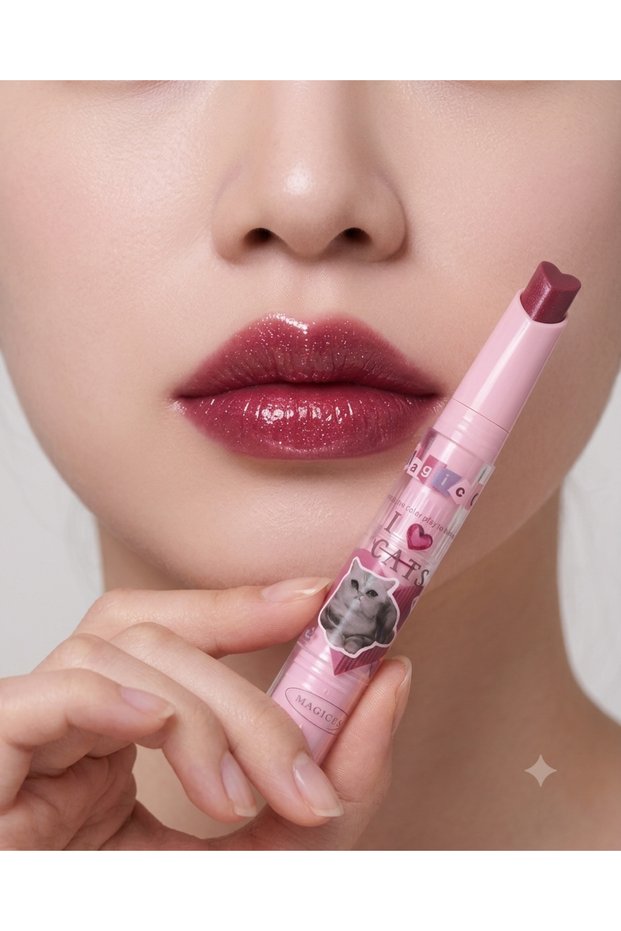 Magic Heart Tip Lipstick - Cute Friends Series - Shiny Appearance
