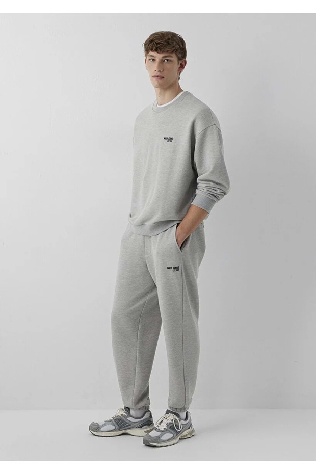 M0010648 Jeans Basic Erkek Eşofman Altı GRİ