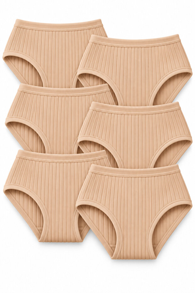 Women's Camisole Bamboo Bato Panties 6-Pack High Waist 94% Bamboo 6% Elastane Flexible Comfortable