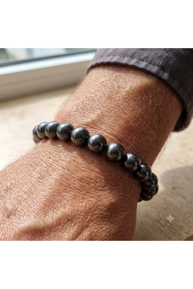 Hematite Natural Stone Bracelet (10 mm) – Earth Connection