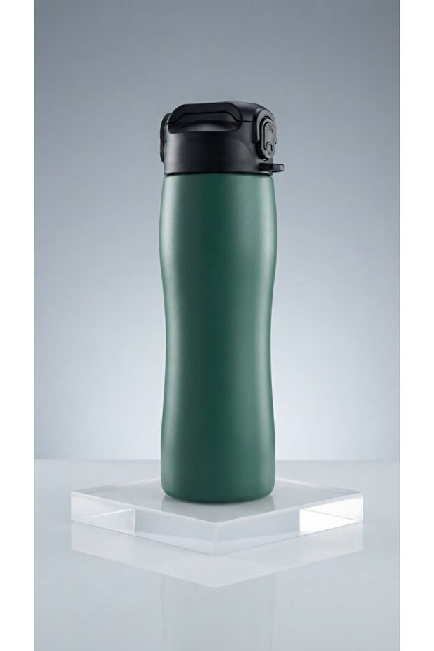 304 Stainless Steel 750 ml Automatic Lid Steel Body Water Bottle